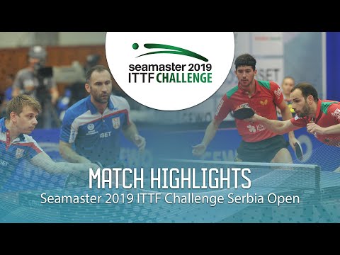 Joao Geraldo/Diogo C. vs Peto Zsolt/Marko Jevtovic | 2019 ITTF Challenge Serbia Open (Final)