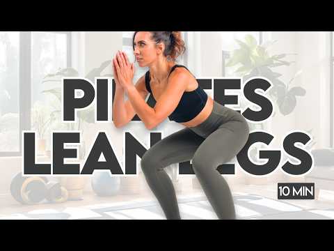 10 Min Pilates Legs | At Home Workout to Shape, Tone & Burn