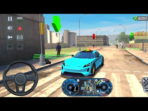 Taxi SIM 2020 | Porsche Taycan Cross Turismo Driving Miami City Android Gameplay Drive In US