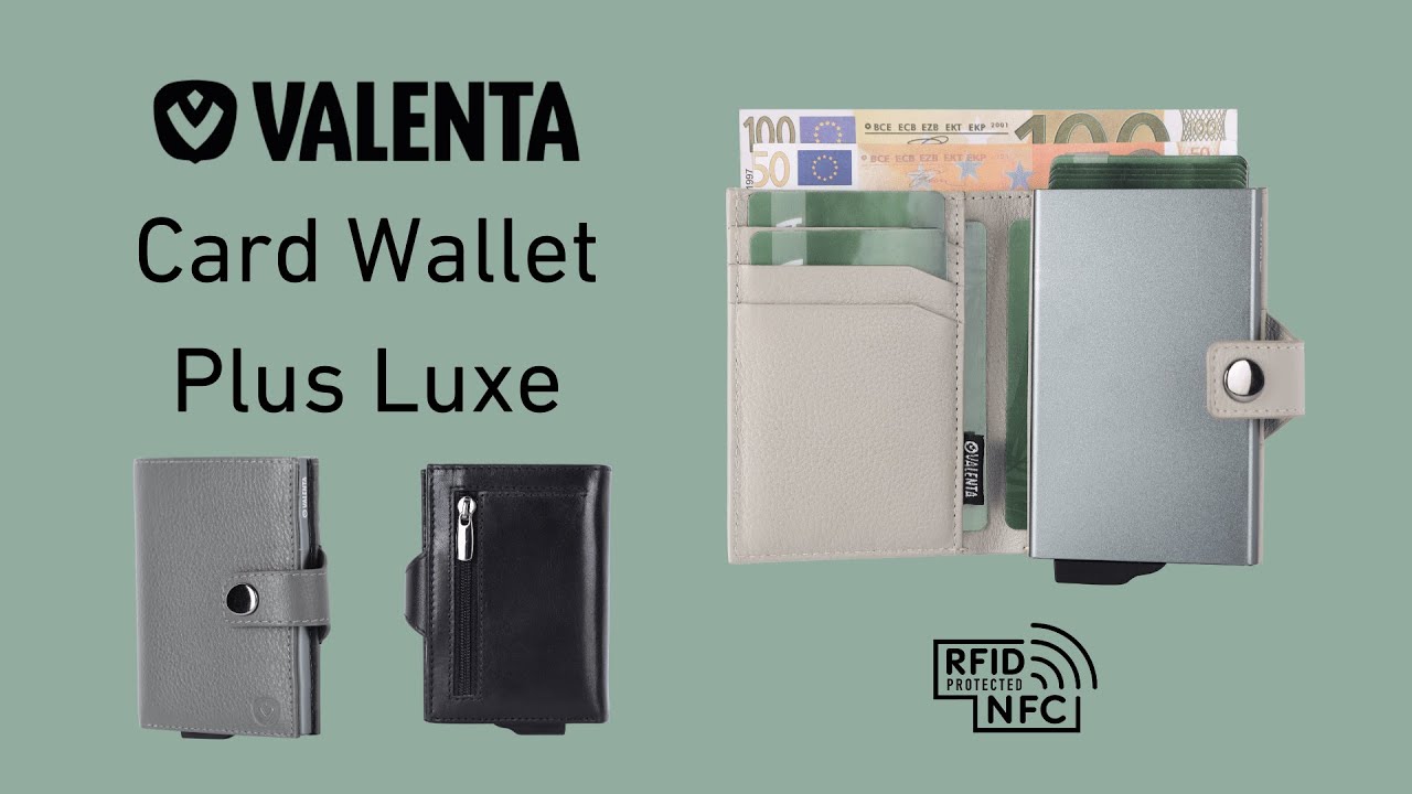 Valenta CardCase Plus Luxe Grey Valenta CardCase Plus Luxe Grey