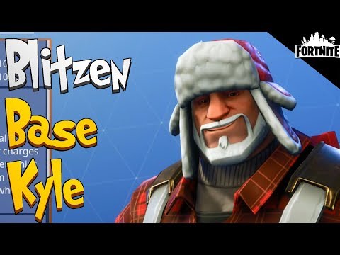 FORTNITE - Blitzen Base Kyle Gameplay (Constructor Tips And The Healthiest Loadout) Video