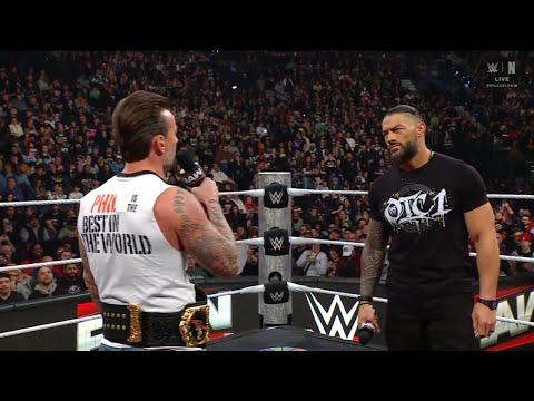 Roman Reigns challenges CM Punk 1/2 - WWE RAW | Feb. 2, 2026