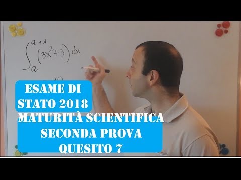 ESM18Q07 - AVVISO AI MATURANDI! 2018, Quesito 7 - Seconda prova, maturità scientifica - Matematica