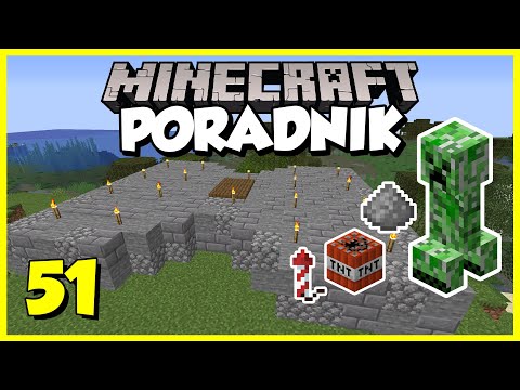 Minecraft Poradnik #051 - farma creeperów, farma prochu | Minecraft 1.16 Survival