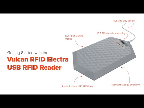 Vulcan RFID Electra USB RFID Reader | Getting Started Reading UHF RFID Tags Vulcan RFID El...
