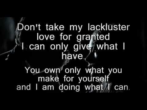 Kyle Andrews - Lackluster Love lyrics