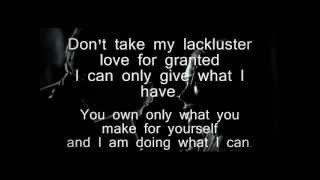 Kyle Andrews - Lackluster Love lyrics