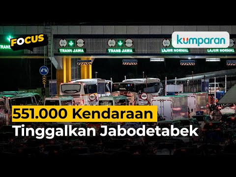 551 ribu Kendaraan Tinggalkan Jabodetabek, Diprediksi Bertambah 259 Ribu