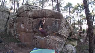 Video thumbnail of La nerviosa, 6b. Albarracín