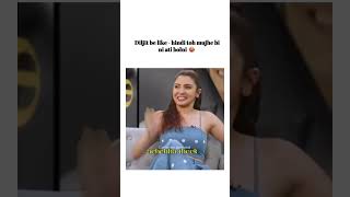 Diljit be like - hindi toh mujhe bi ni ati bolni 😂 #diljitdosanjh #anushkasharma #funny #bollywood