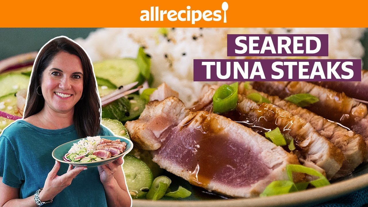 How to Cook Ahi Tuna Steaks -  Seared Tuna Steaks | Get Cookin' | Allrecipes