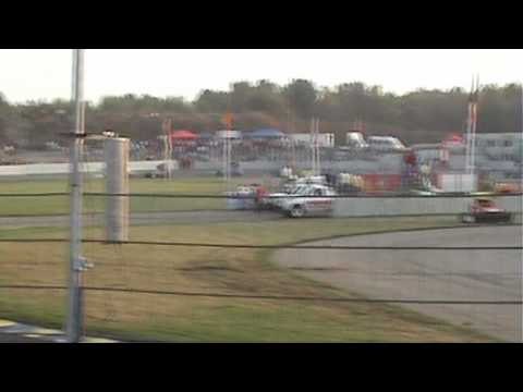 Crash Keith Murdock at World Cup Stockcar F1 Venray 2009
