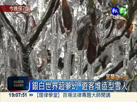 太平山人氣旺! 阿里山雪景不輸陣