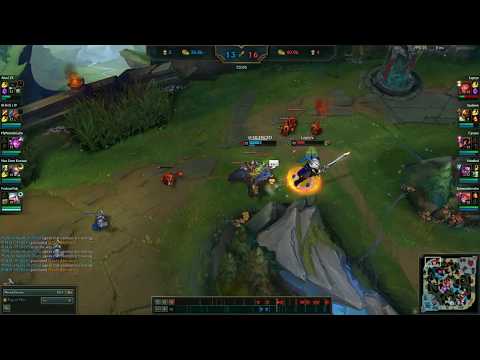 [LoL] Warwick's R vs. Garen's Q simultaneously