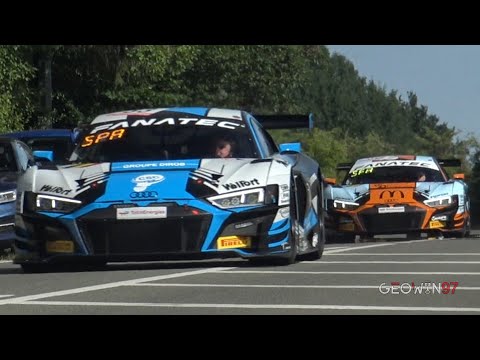 24H Of Spa 2022 Parade | GT3 + GT1 + GT4 On Public Roads! | #valentinorossi #gt3