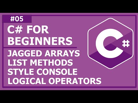 Introduction to Programming with C Lecture 3 Lists Arrays Index Logic DateTime Math Methods