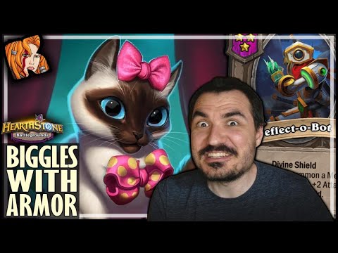 BIGGLES, BUT WITH ARMOR! - Hearthstone Battlegrounds
