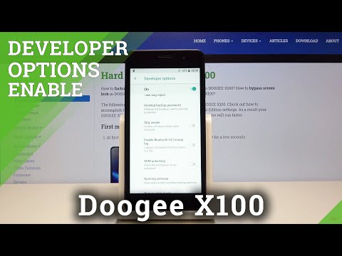 How to Activate Developer Options in DOOGEE X100 - Allow OEM Unlocking