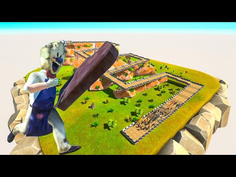 Escape From ice Scream - Last Survivor | Animal Revolt Battle Simulator