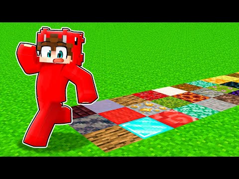 Minecraft Ale Chodzenie Tworzy Losowe Bloki!