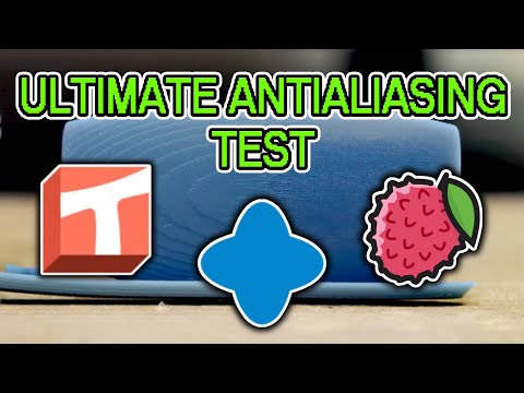 Ultimate Resin Printer Setting - Antialiasing Lychee, Chitubox, Voxeldance Tango