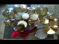 Playing Drums to Bounty Hunter by Molly Hatchet