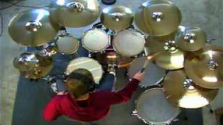 Playing Drums to Bounty Hunter by Molly Hatchet