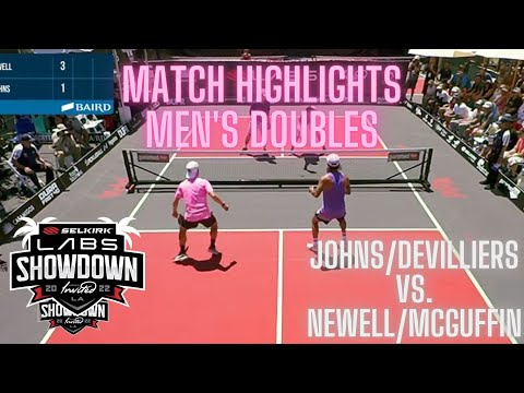 Ben Johns/Jay Devilliers vs. Tyson McGuffin/Ben Newell - PPA Selkirk Labs Men's Doubles GOLD Medal