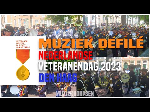 MUZIEKKORPSEN | MUZIEK DEFILÉ NEDERLANDSE VETERANENDAG 2023