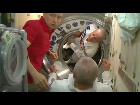 Soyuz MS-18 “Y. A. Gagarin” hatch opening