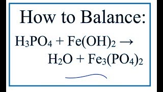 Fe Oh 3 H3po4