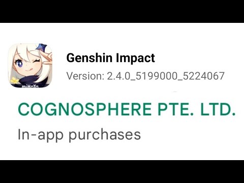 Mihoyo Genshin impact Now Is COGNOSPHERE PTE. LTD - YouTube