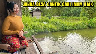Download lagu WOW…BIKIN MATA SUSAH BERKEDIP MELIHAT KECANTIKAN TEH RISKA JANDA DESA, JANDA KEMBANG TERCANTIK..! mp3