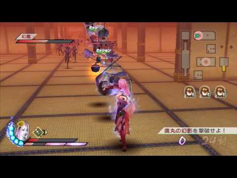 Samurai Warriors 3 (JPN) - Momosame CAW Murasame Castle Gameplay (Hell Difficulty) (Part 1/2) (HD)