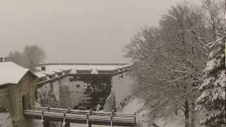 preview picture of video 'Festung Rothenberg im Schnee - Schnaittach - Koptervideo'