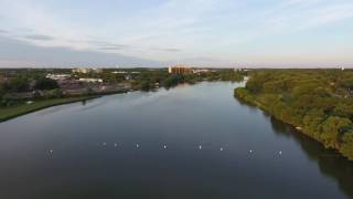 Drone flight over Cooper River Park, Collingswood NJ