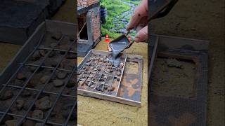 The process of building a brick house. #diy #house #miniature