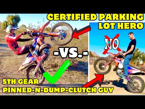 HOW TO SLOW WHEELIE A DIRT BIKE: 5 STEP PROGRAM 