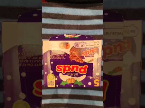 Unwrapping Cadburys Puds  #chocolate #love #youtuber