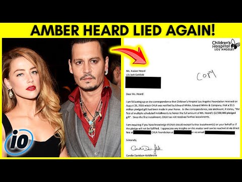 Johnny Depp Exposes Amber Heard For Lying About Charity Donations