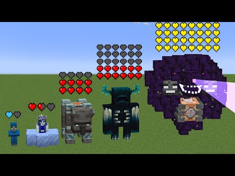 All of your All Minecraft Bosses and Wither Storm questions in 8.00 minutes...