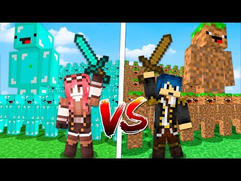 Minecraft ITA - ESERCITO DI DIAMANTE VS ESERCITO DI TERRA!