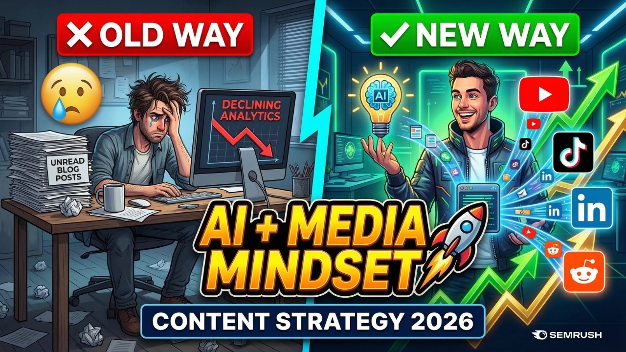 From Blog Posts to Media Empire: AI Content Strategy That Actually Works in 2026 | Semrush