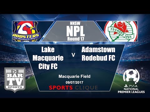 2017 NNSWF NPL Round 17 - Lake Macquarie FC v Adamstown Rosebud FC