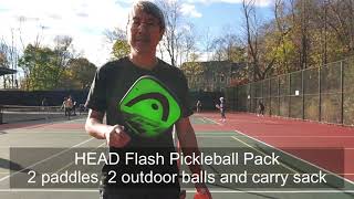 HEAD Flash Beginner Pickleball Paddle set Review