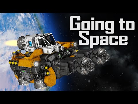 How to Get to Space in Space Engineers (and Automating it) | Space Engineers Tutorial