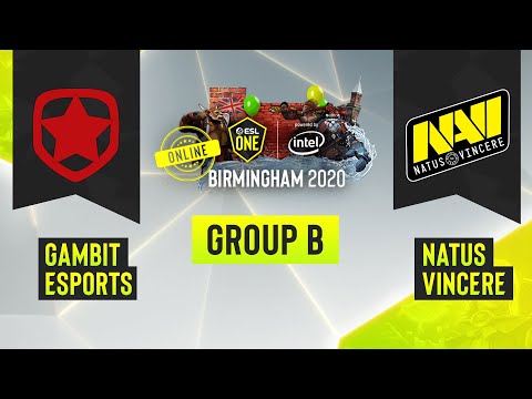 Dota2 - Natus Vincere vs. Gambit Esports - Game 1 - ESL One Birmingham 2020 - Group B - EU/CIS