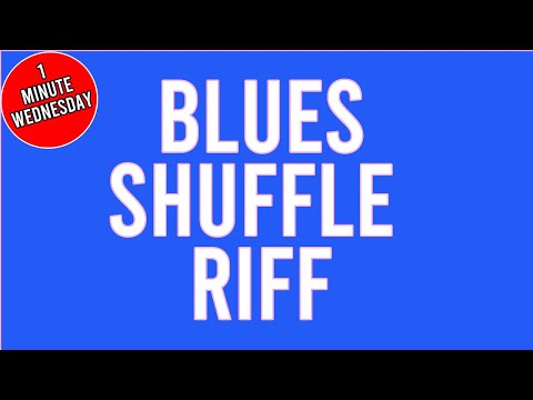 Blues Rhythm Riff Guitar Lesson | One Minute Wednesday