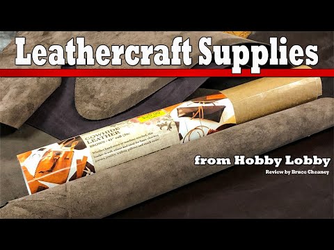 Craft Store Leather - Leathercraft Supplies Video