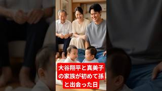 【感動】大谷翔平と真美子の家族が初めて孫と出会った日…いとこ同士の初対面が涙を誘う理由とは？